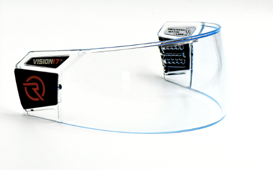Ronin Hiro 3 - New Clear Straight Cut Hockey Visor