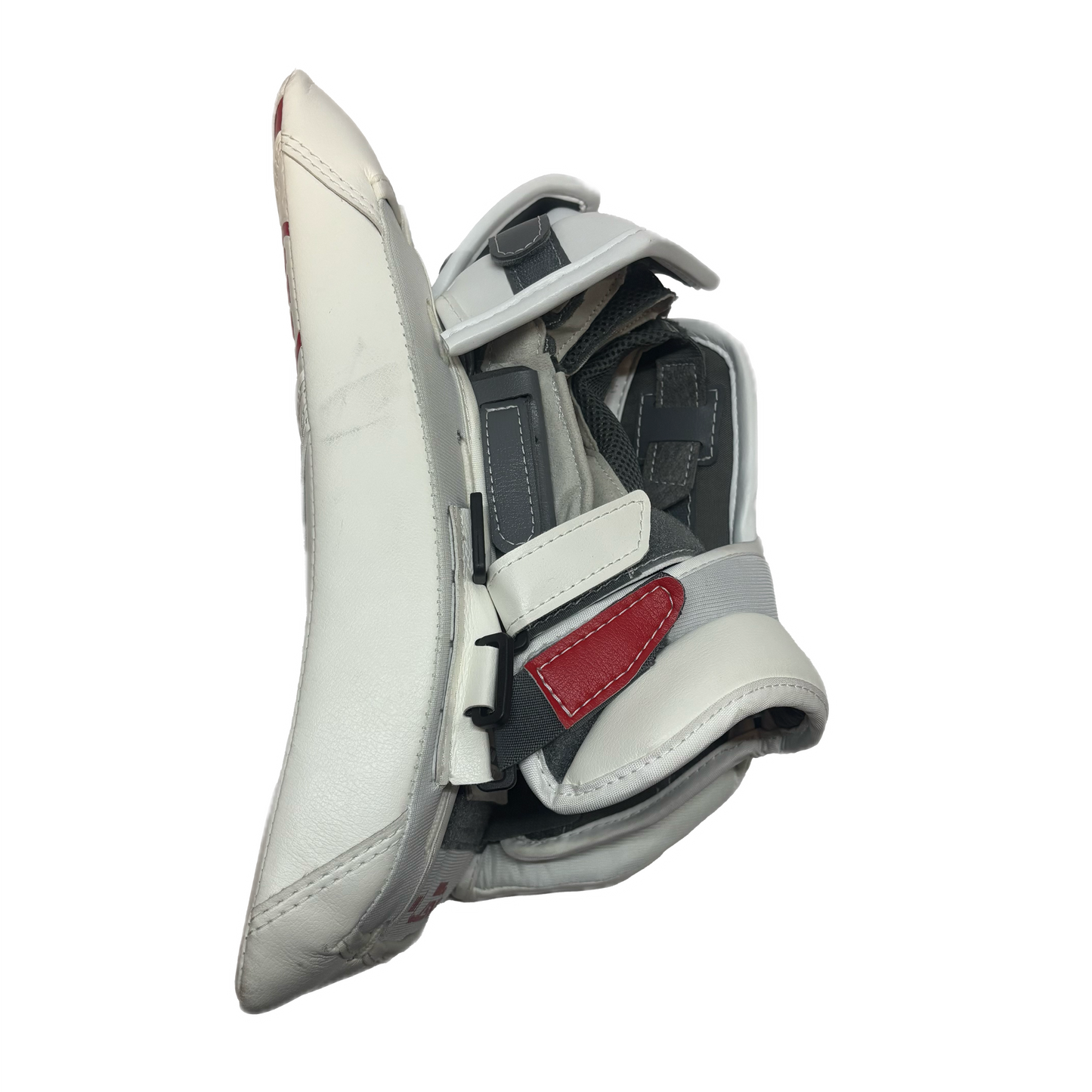 Warrior RG7 Pro - New Goalie Blocker - Intermediate (White/Red)